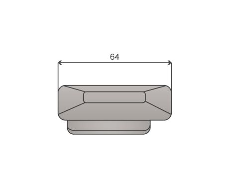 Kinnegrip K5 muovitulppa, kapea VK