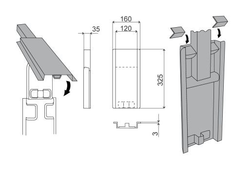 Kinnegrip tolppajatko K5, 120-325