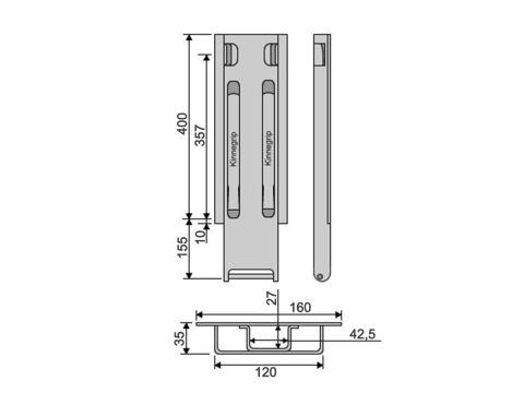 Kinnegrip K20-400, sivu