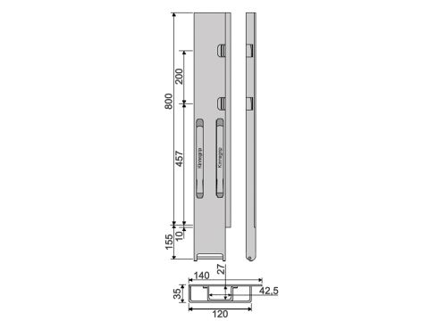 Kinnegrip K20-800, taka-OK