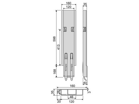 Kinnegrip K5-600, sivu