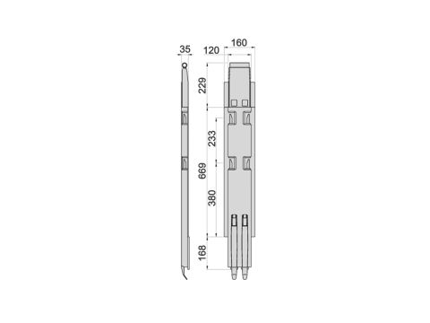 Kinnegrip K5-800/2, sivu jatkett.