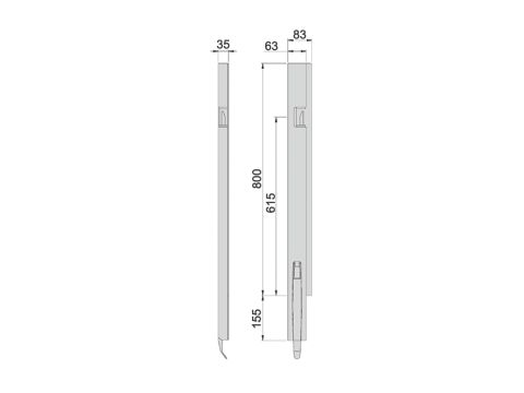 Kinnegrip K5-800, etu-VK