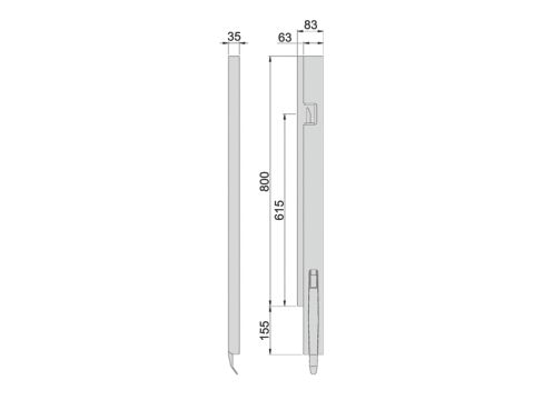 Kinnegrip K5-800, etu-OK