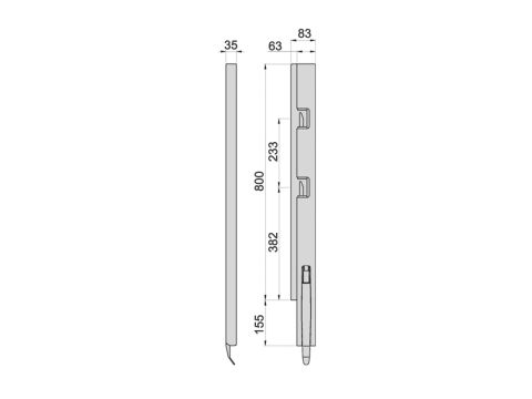 Kinnegrip K5-800/2, etu-OK