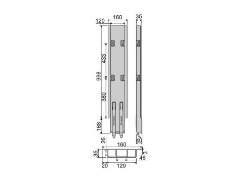 Kinnegrip K5-1000, sivu