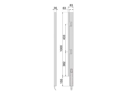 Kinnegrip K5-1000, etu-OK