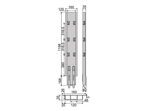 Kinnegrip K5-1200, sivu