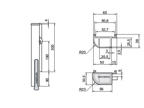 Armaton 4000 XF 300, fram HH