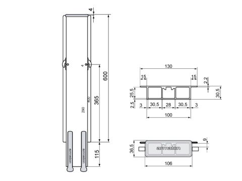 Armaton 4000 XF side 600mm