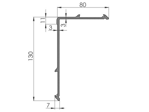 Kulmaprofiili 368009 An 1,65/7,5