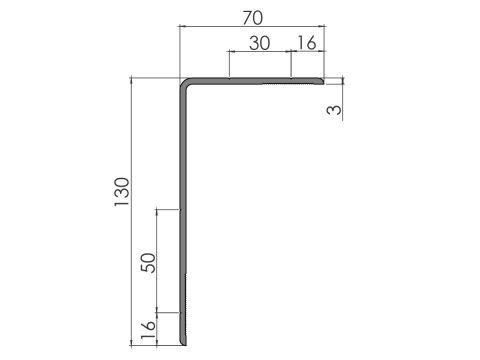 Kulmaprofiili 9988 An 1,54/7,5