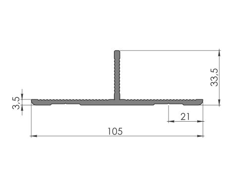 Liitosprofiili 15964 An 1,12/6,3