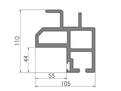 Kattokisko 20544 Al, 8500 mm