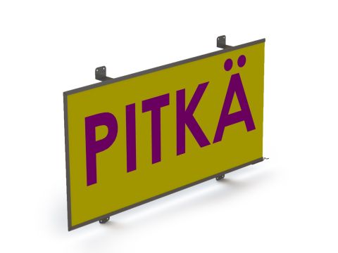 Pitkä-kyltin teline RST