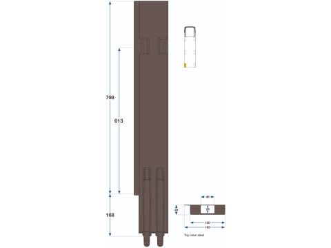 Rear Pillar KG K5-800 -L/H