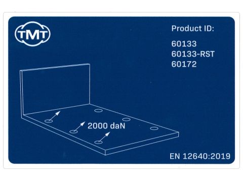 Dekal för surrningsfäste 2000 daN