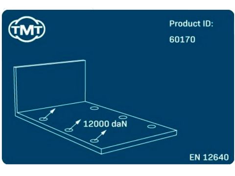 Dekal för surrningsfäste 12000 daN